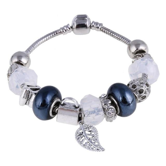 Bracelet argent avec pendentifs