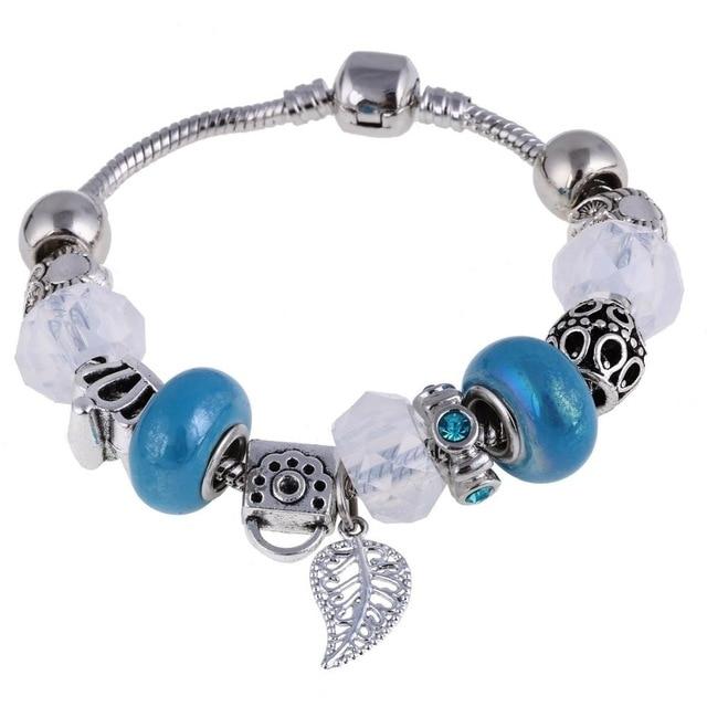 Bracelet argent avec pendentifs
