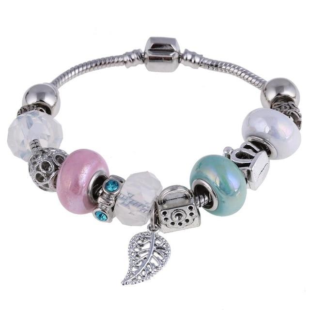 Bracelet argent avec pendentifs