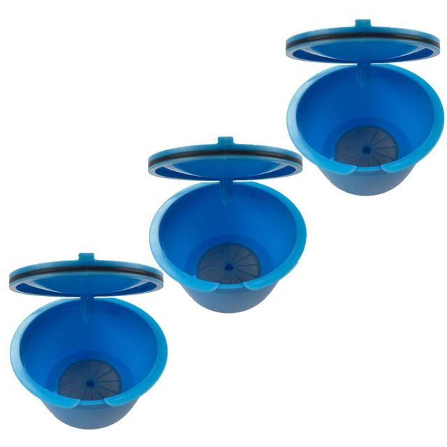Pack de 3 Capsules Réutilisables compatible Nescafé et Dolce Gusto
