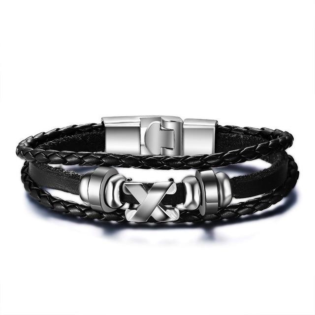 Bracelet cuir pour hommes