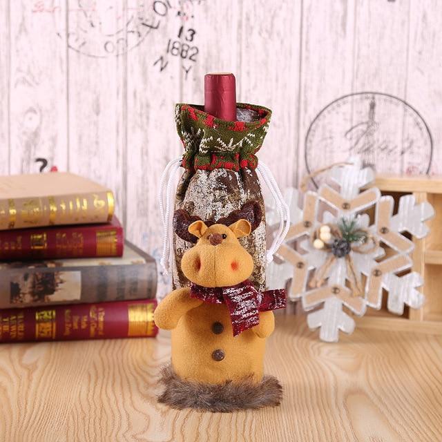 Cache-bouteille spécial Noël