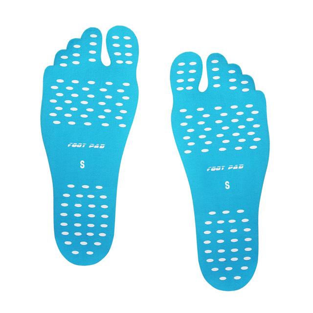 Semelles adhésives, pour marcher pieds nus en toute sécurité