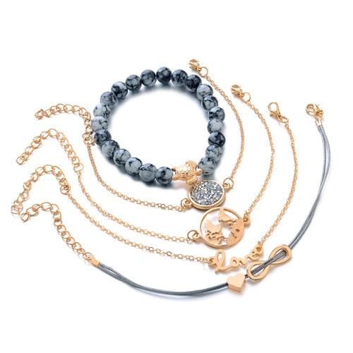 Ensemble de 5 bracelets