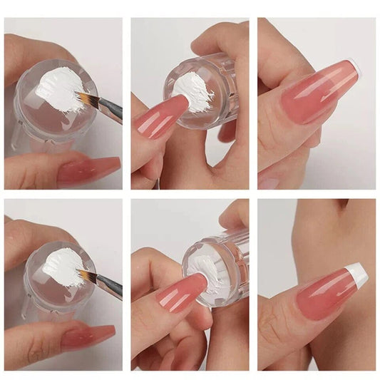 Tampon Jelly Nail Art French Manucure
