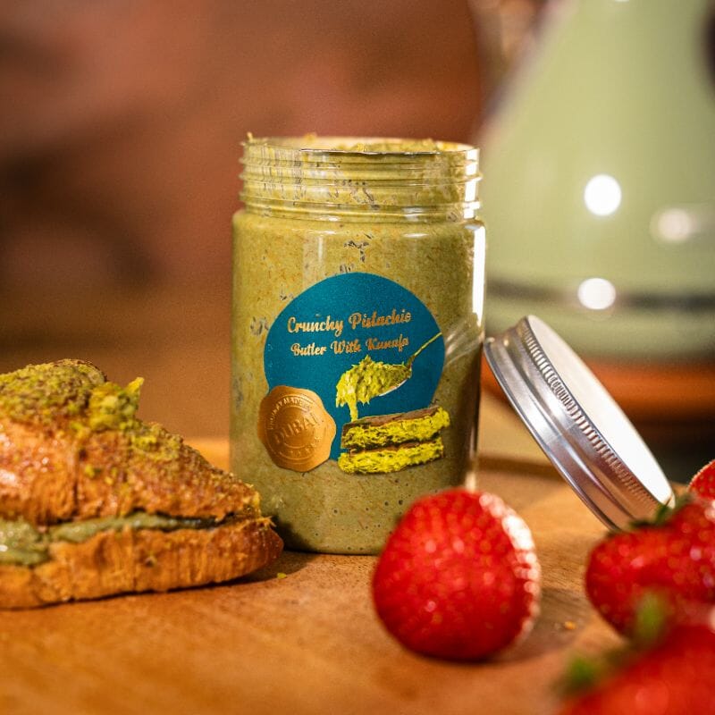 Le Damas Crème de Pistache de Dubaï & Kenafe Croustillant Délice Oriental Authentique et Sophistiquée