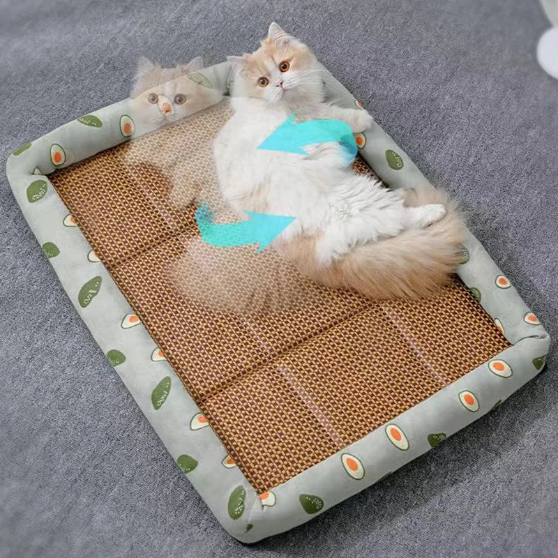 Lit d'été rafraîchissant pour chiens et chats