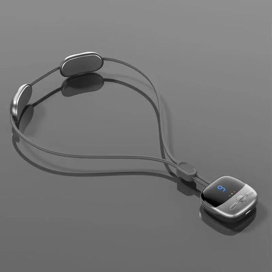 Masseur Cervical Chauffant - Soulagement Douleur Nuque TENS EMS Portable
