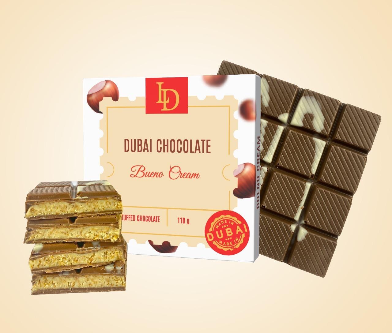 🍫 Chocolat de Dubaï – Fabriqué à Dubaï 🇦🇪 (100 % original)