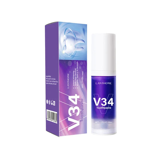 Dentifrice V34 Violet blanchisseur dentaire