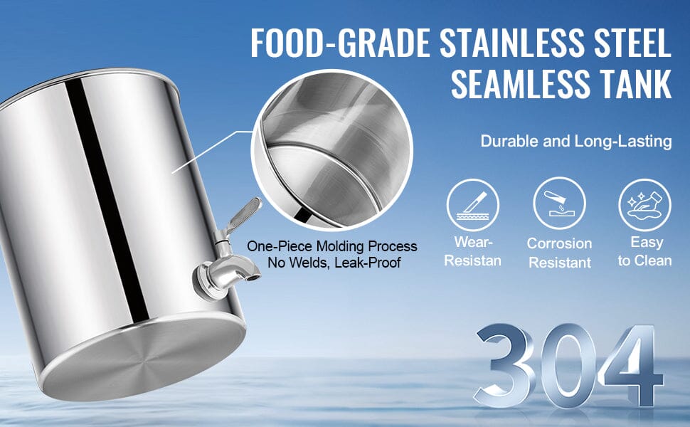 Filtre à Eau par Gravité 5,7 L Inox 304 – 2 Filtres à Charbon Actif