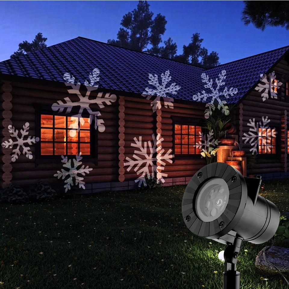 Projecteur De Noël, Projecteur LED Exterieur Noel avec