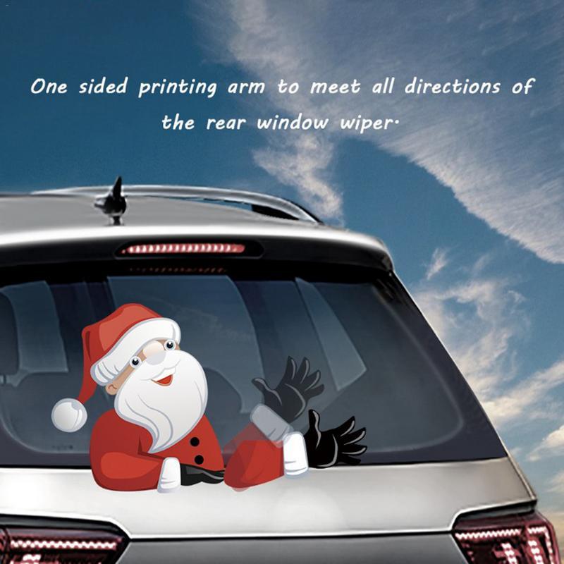 Sticker essuie-glace arrière Père Noël
