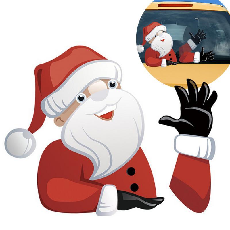 Sticker essuie-glace arrière Père Noël
