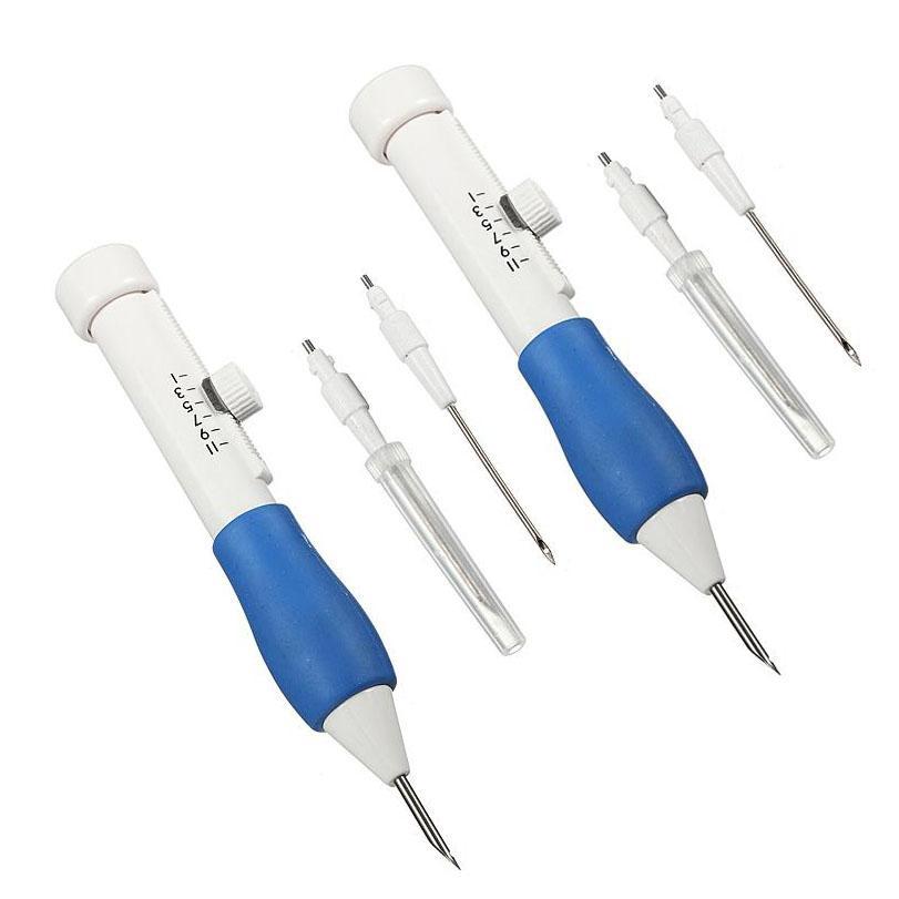 Stylo de Broderie Intelligent + set de 3 Aiguilles de 1.3mm 1.6mm 2.2mm