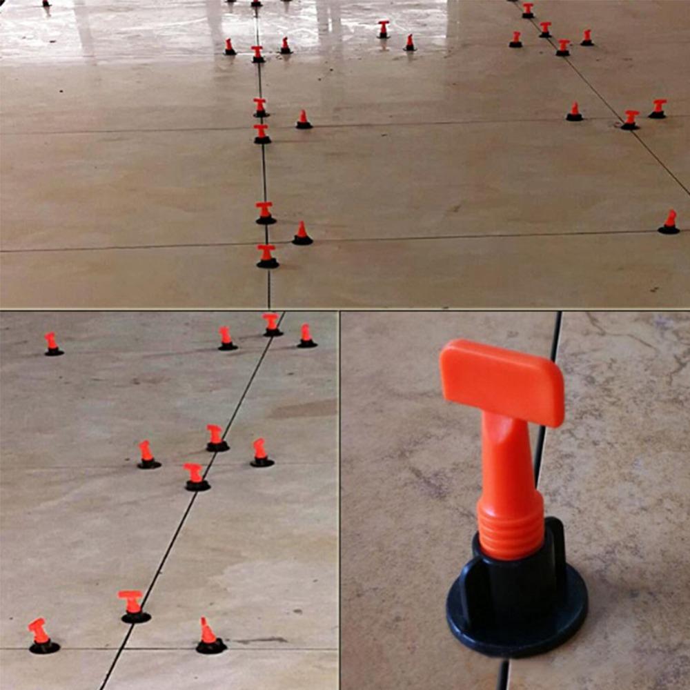 50 pièces systèmes de nivellement carrelage