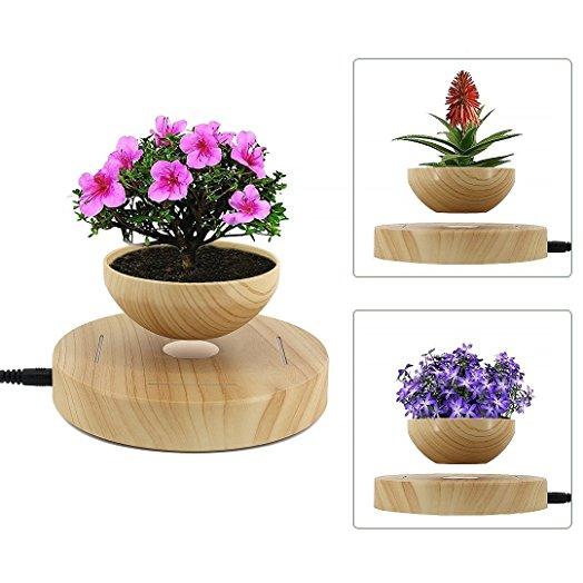 Magnifique pot en léviation à éclerage LED