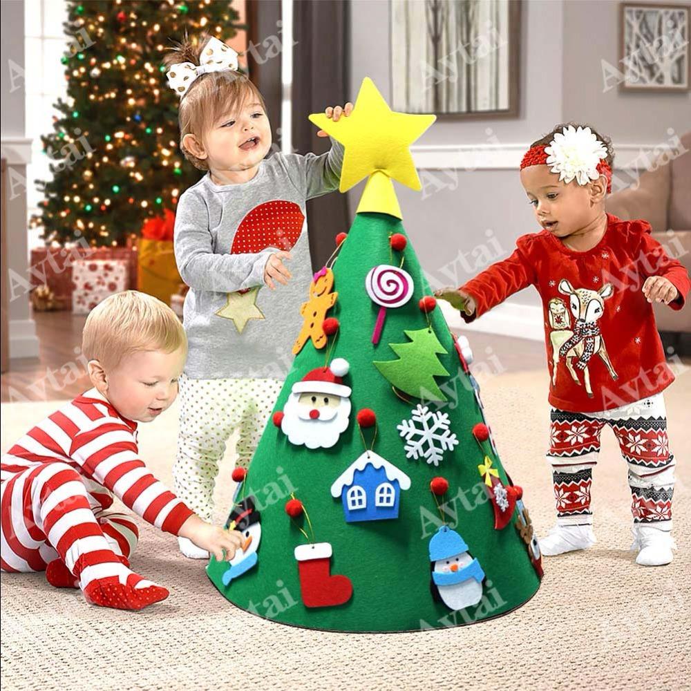 Mini sapin en feutre