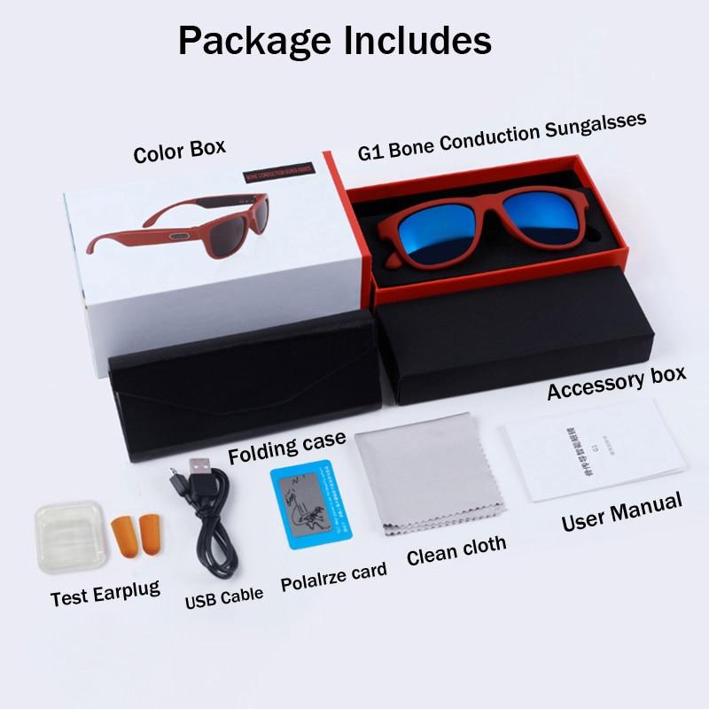 Lunettes de Soleil Musicales Bluetooth 4.0
