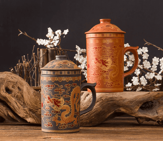 Mug Infuseur À Thé En Porcelaine