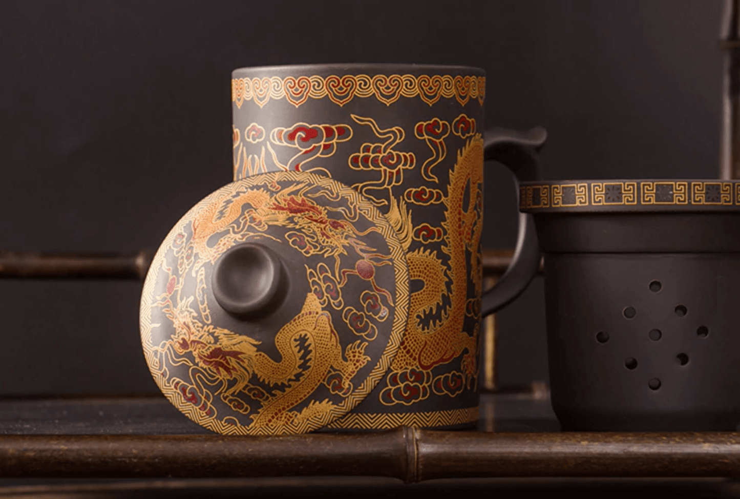 Mug Infuseur À Thé En Porcelaine
