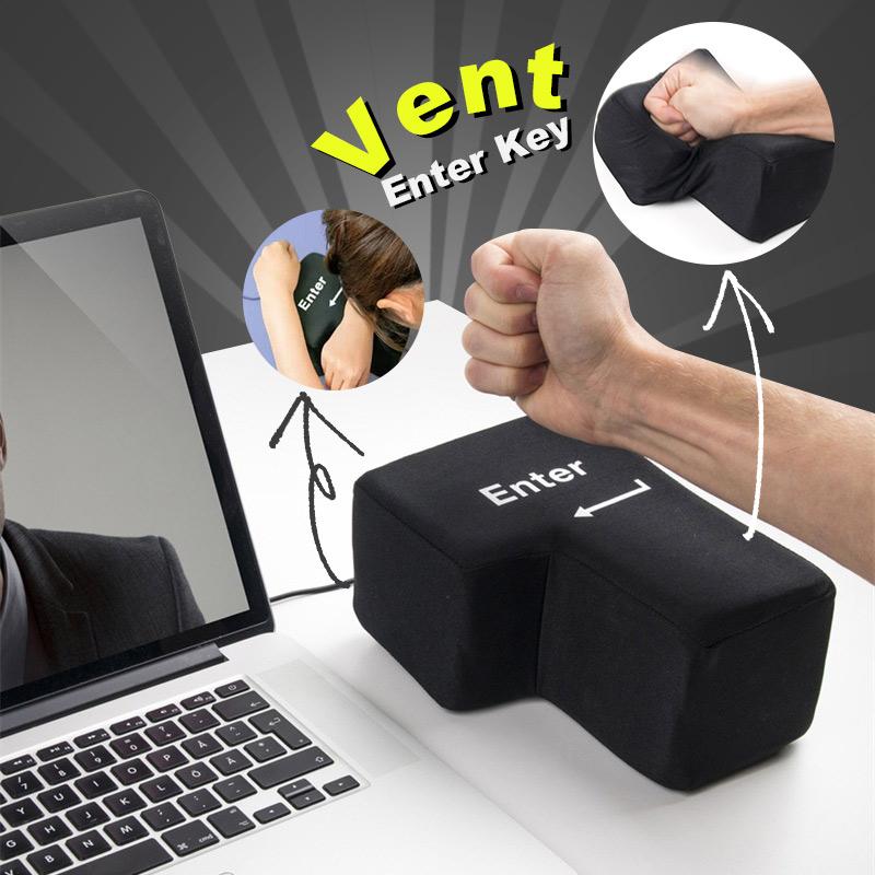 Touche "Entrée" géante - Coussin anti stress