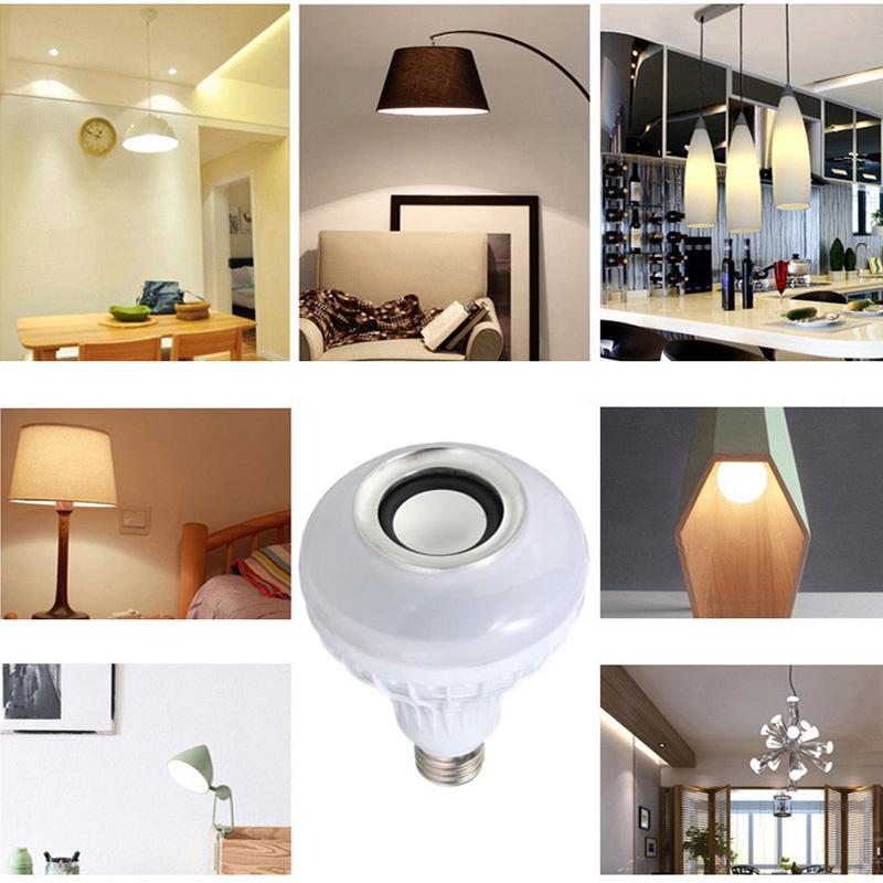 Ampoule Led multicolore avec haut parleur