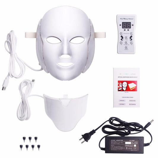Masque luminothérapie visage et cou
