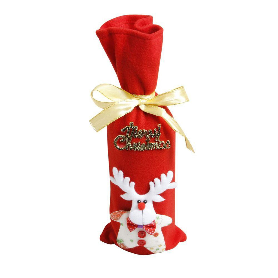 Cache-bouteille spécial Noël