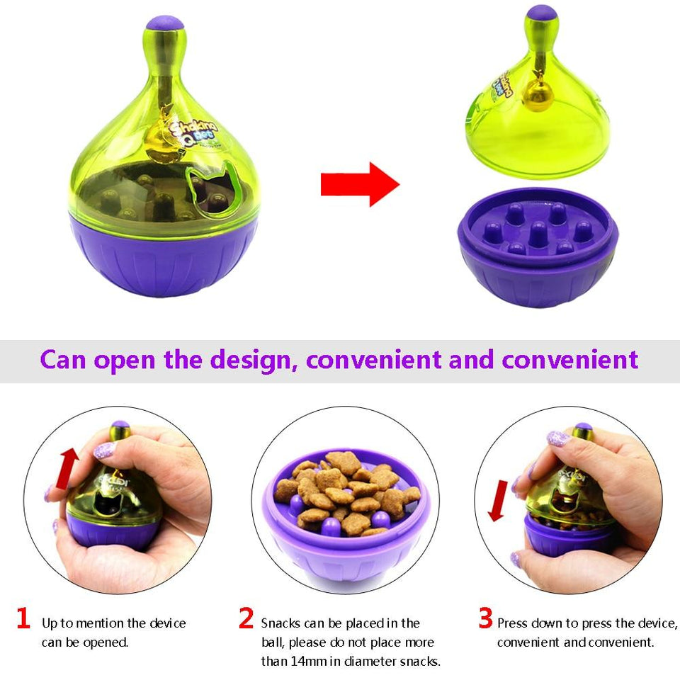 Distributeur de nourriture interactif pour chat