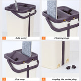 Balai microfibre et seau essoreur