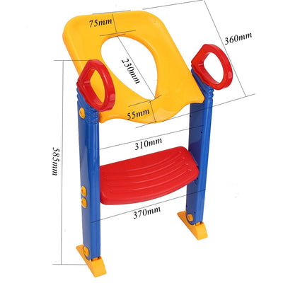 Siège De Toilettes Avec Escabeau Pour Enfant