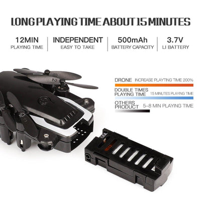 Mini drone quadricoptère avec caméra HD