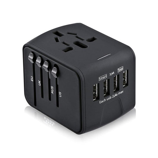 adaptateur prise anglaise  US, EU, AU & Asie