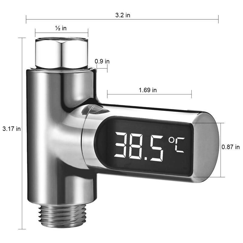 Thermomètre De bain à affichage LED