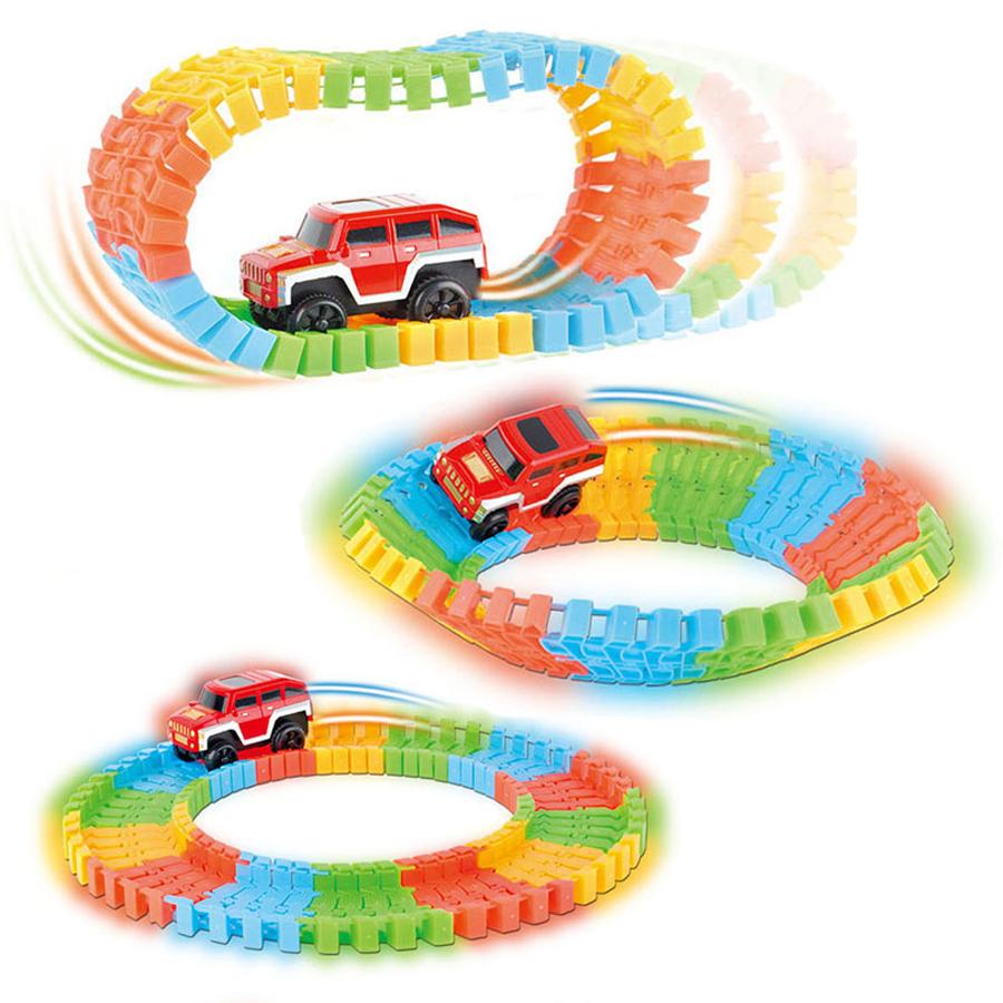 Circuit de voiture lumineux