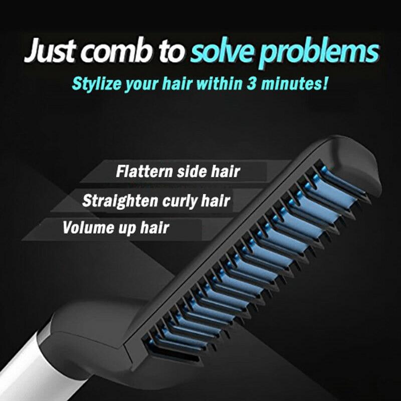 Brosse électrique barbe et cheveux