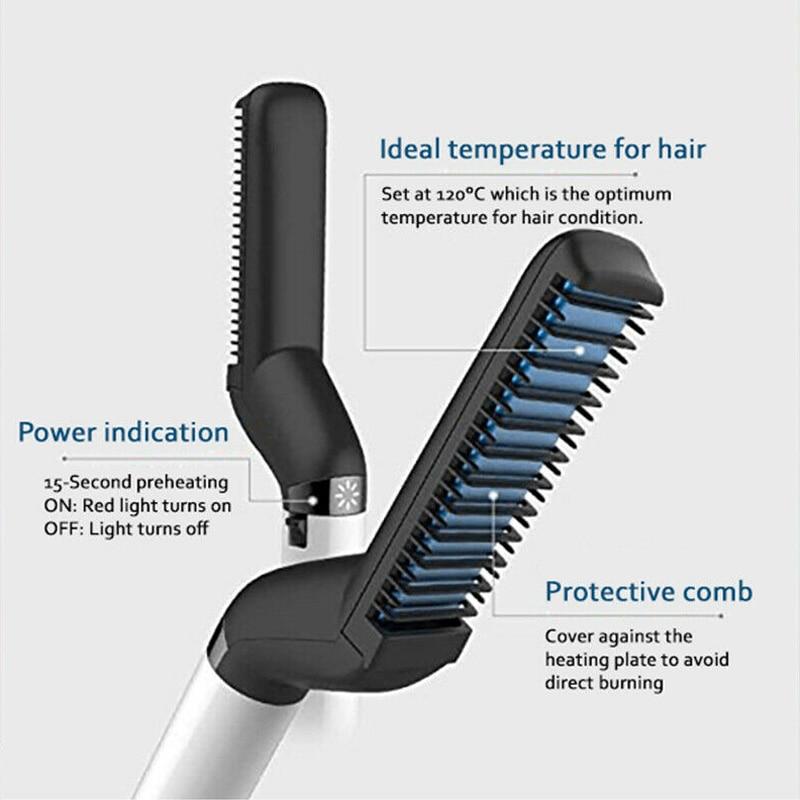 Brosse électrique barbe et cheveux