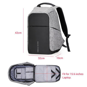 Sac à dos Anti-vol multifonctions avec chargeur usb
