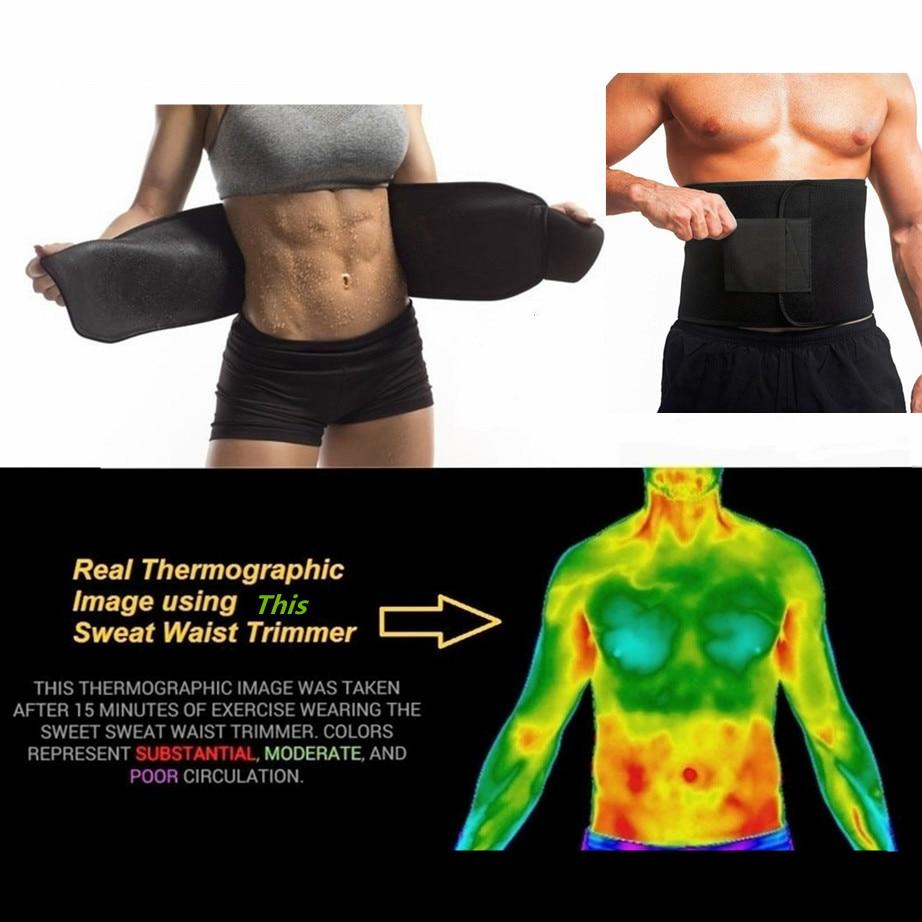 Ceinture de sudation adbominale Néoprène Sauna Shaperwear minceur
