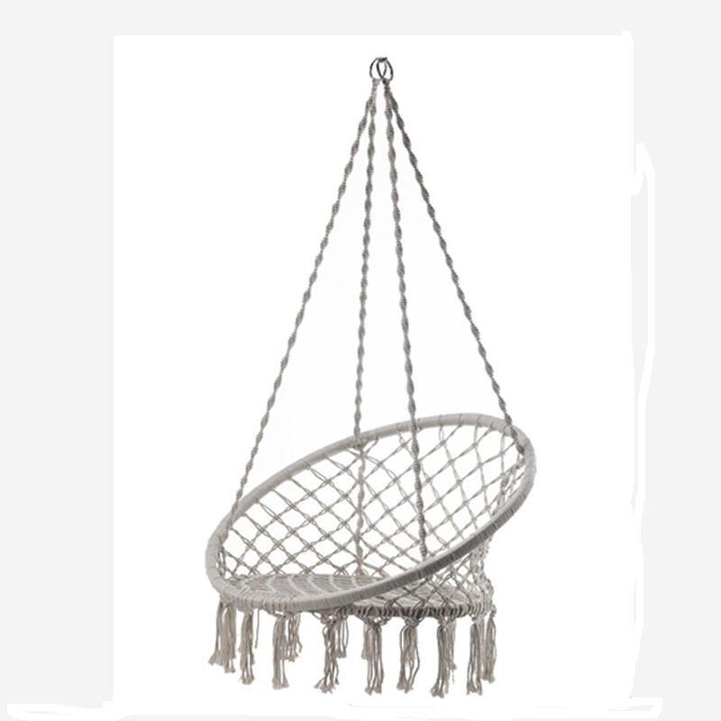 Fauteuil suspendu avec franges