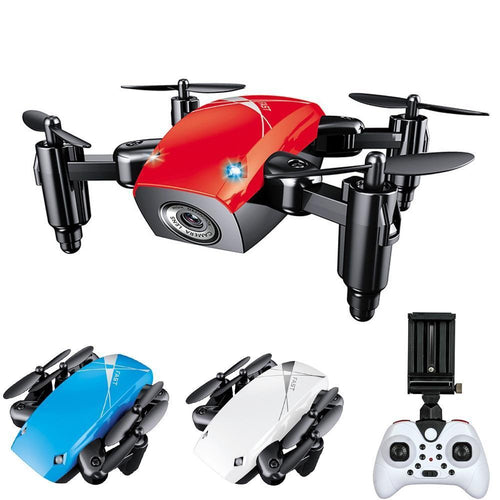 Mini drone quadricoptère pliable avec caméra HD