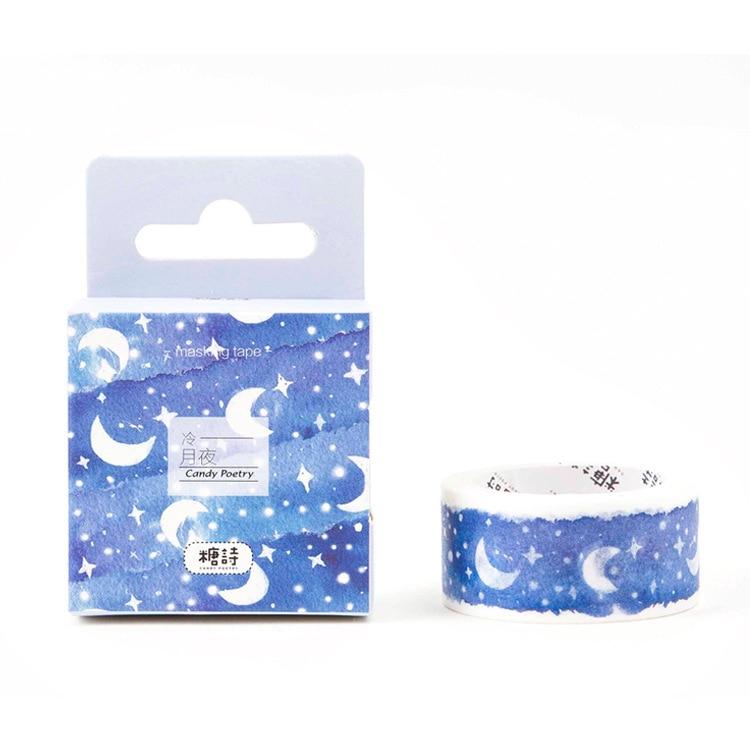 Rouleau De Papier Adhésif Étoiles Et Croissant De Lune