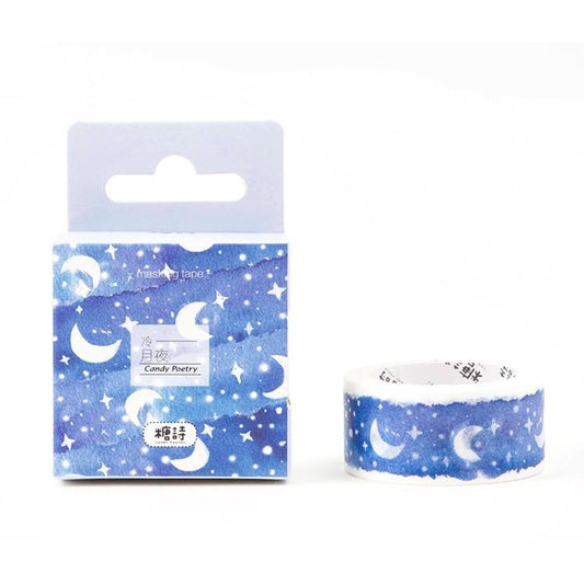 Rouleau De Papier Adhésif Étoiles Et Croissant De Lune