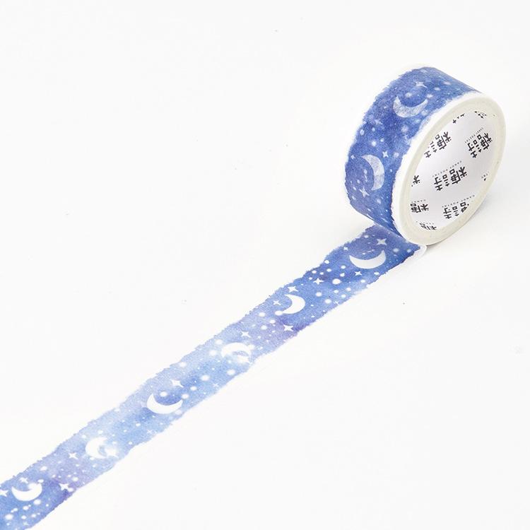 Rouleau De Papier Adhésif Étoiles Et Croissant De Lune