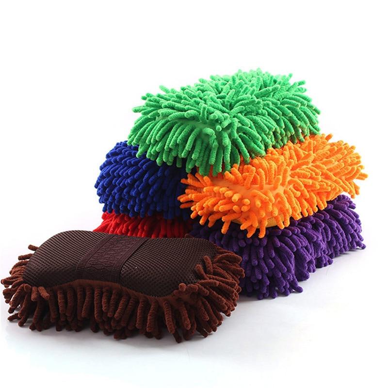 Éponge de lavage de voiture en microfibres