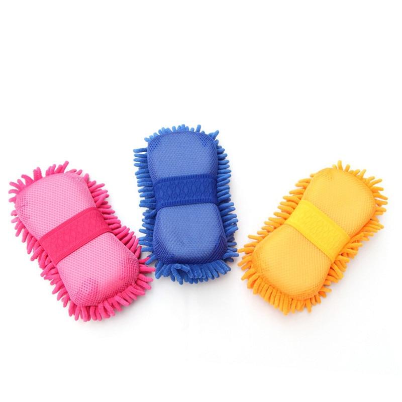 Éponge de lavage de voiture en microfibres