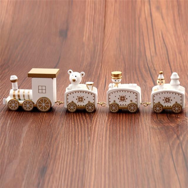 Train de Noël en bois