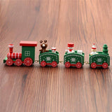 Train de Noël en bois