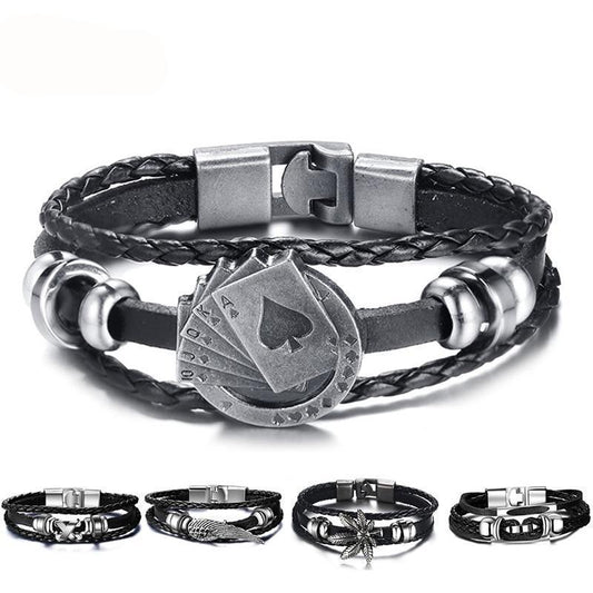 Bracelet cuir pour hommes